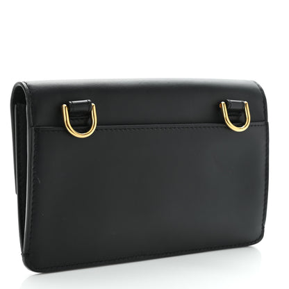 Fendi Vitello King Mini Flat Baguette Black 3 of 9