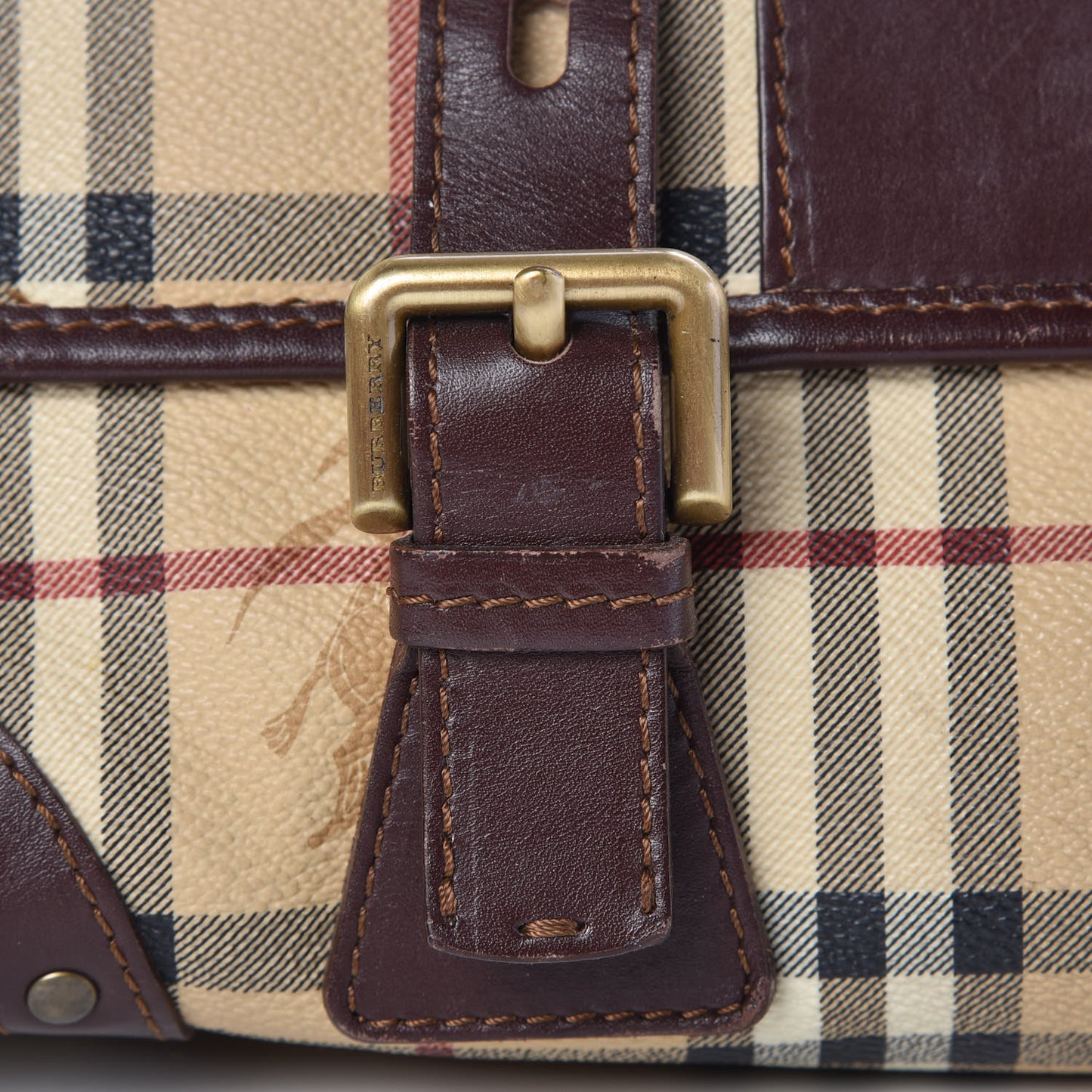 Haymarket Check Buckle Satchel