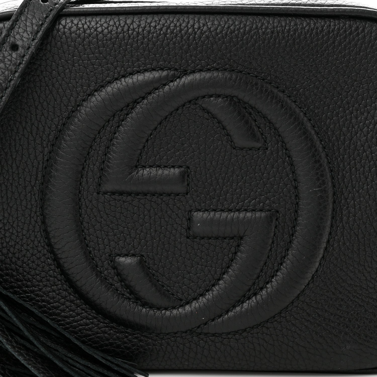 Gucci Pebbled Calfskin Small Soho Disco Bag Black 8 of 10