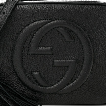 Gucci Pebbled Calfskin Small Soho Disco Bag Black 8 of 10