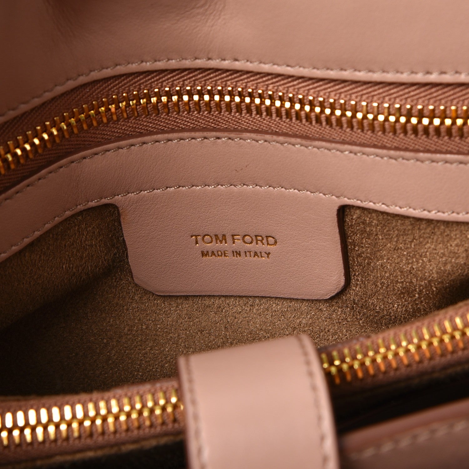 Tom Ford Smooth Calfskin Medium Icon Bag Blush Nude 7 of 10