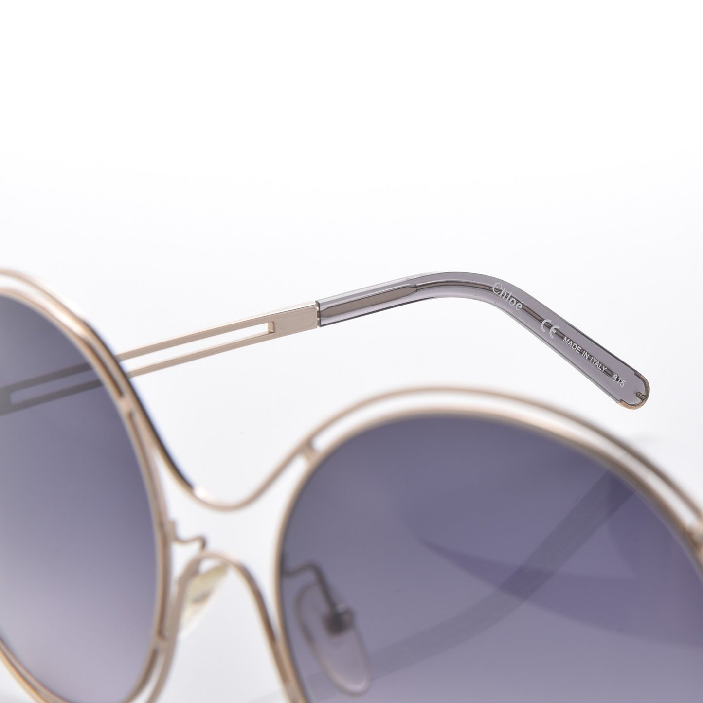 Isidora Oversized Round Sunglasses CE122S Silver