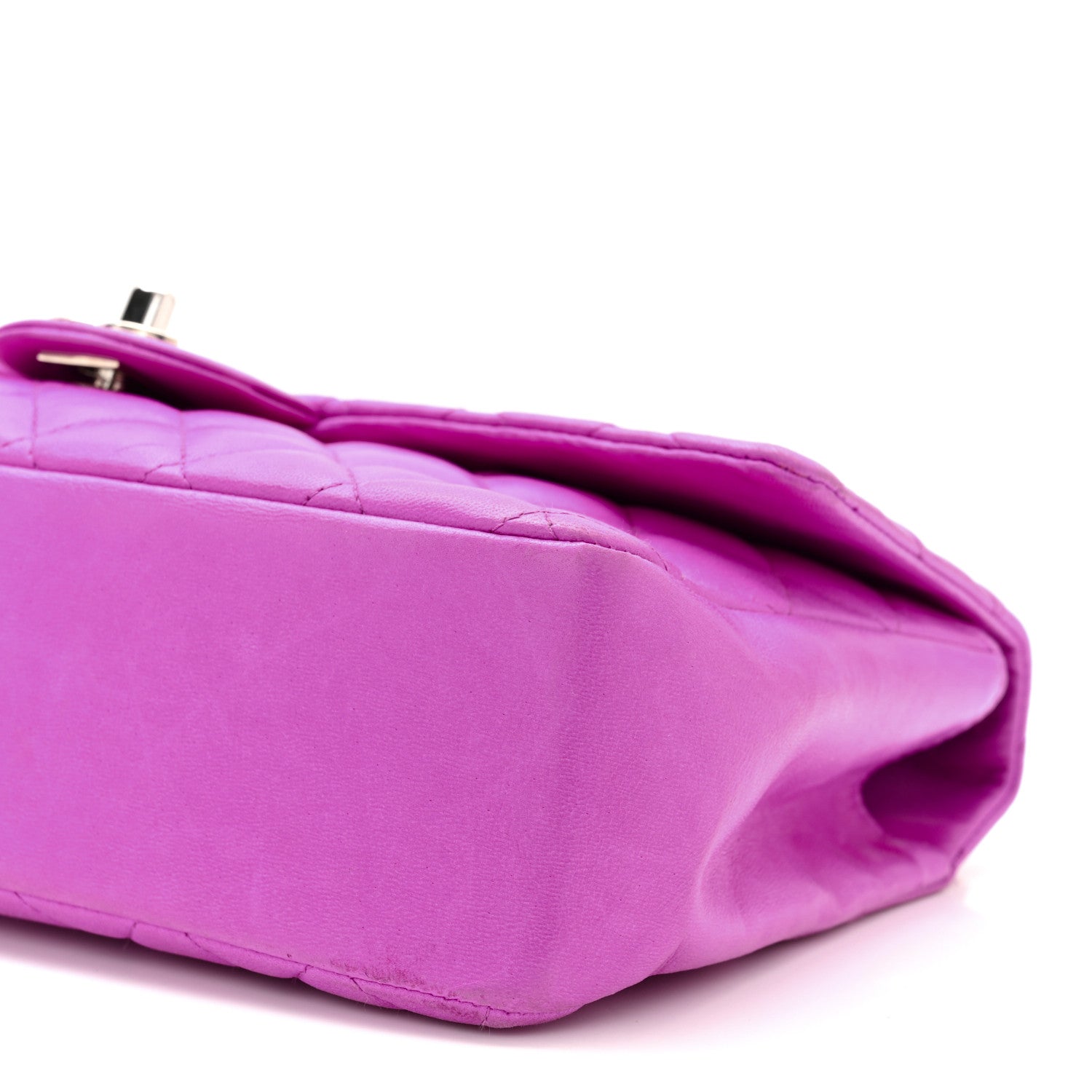 Chanel Lambskin Heart Valentine Medium Flap Fuchsia 10 of 10