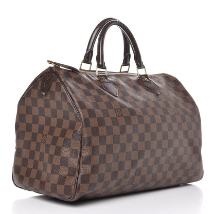 Louis Vuitton Damier Ebene Speedy 35 3 of 8