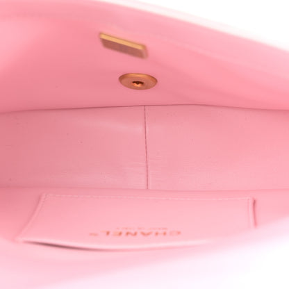 Chanel Pearly Lambskin Quilted Pearl Small Flap Pink 5 of 11