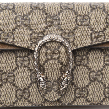 Gucci GG Supreme Monogram Super Mini Dionysus Shoulder Bag Taupe 9 of 10