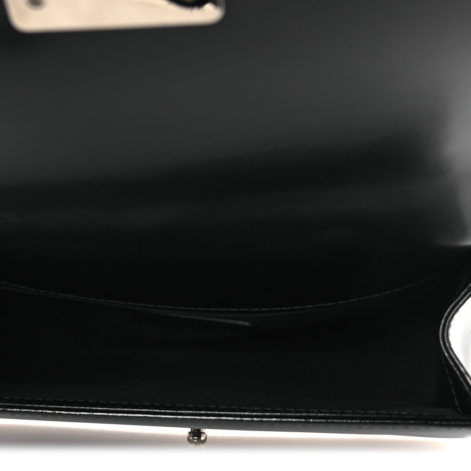 Chanel Glazed Calfskin Quilted Medium Chain Around Boy Flap Black 5 of 10
