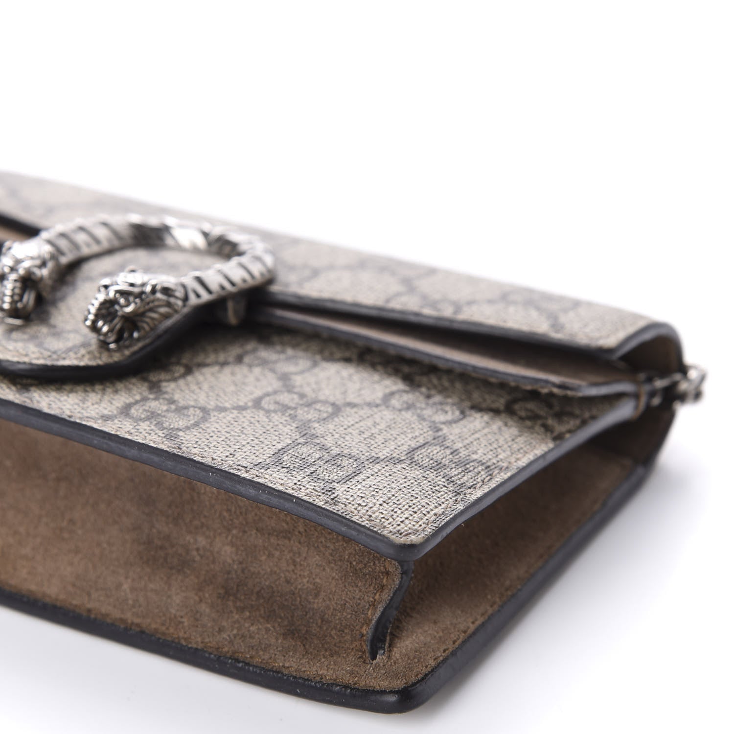 Gucci GG Supreme Monogram Super Mini Dionysus Shoulder Bag Taupe 7 of 11