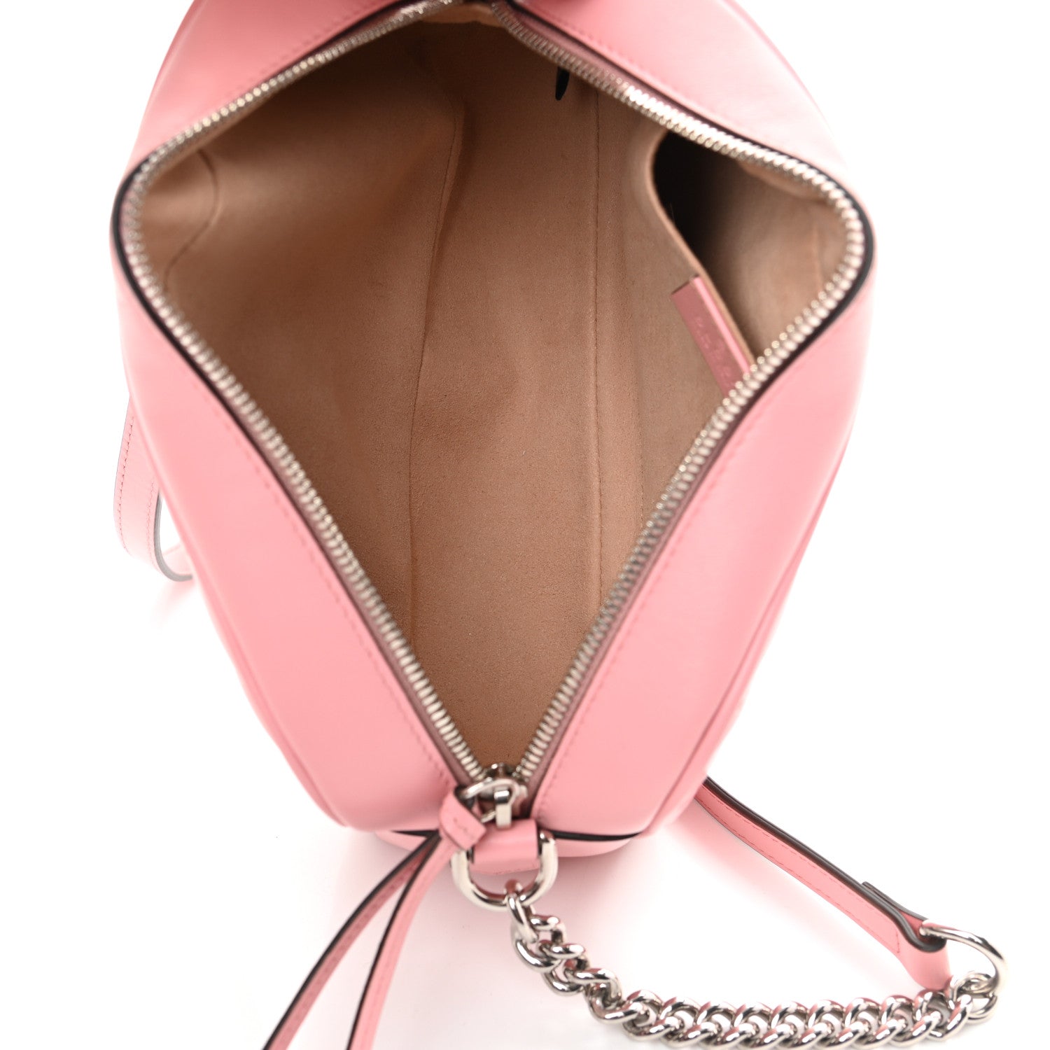 Gucci Calfskin Matelasse Small GG Marmont Chain Shoulder Bag Wild Rose 5 of 13