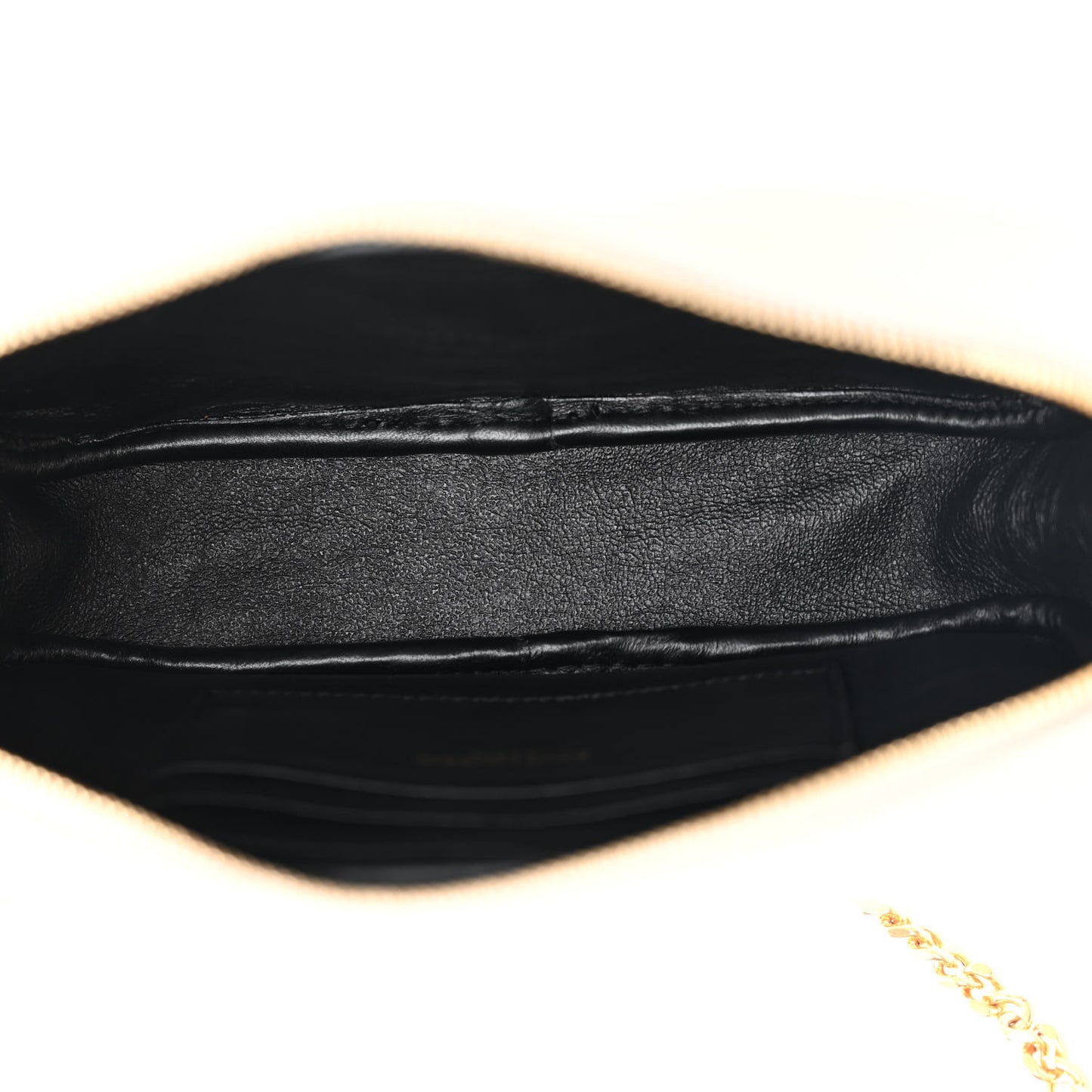 Calfskin Matelasse Monogram Mini Lou Camera Bag Crema Soft