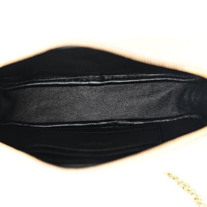 Saint Laurent Calfskin Matelasse Monogram Mini Lou Camera Bag Crema Soft 5 of 13