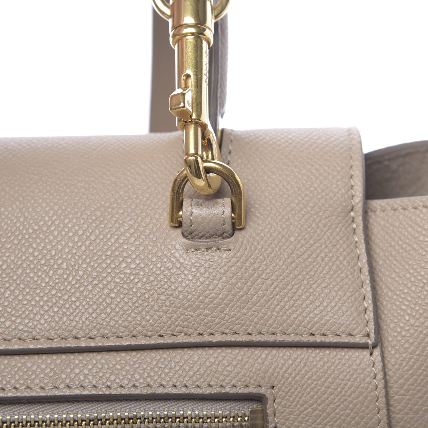 Celine Baby Grained Calfskin Micro Belt Bag Light Taupe 13 of 13