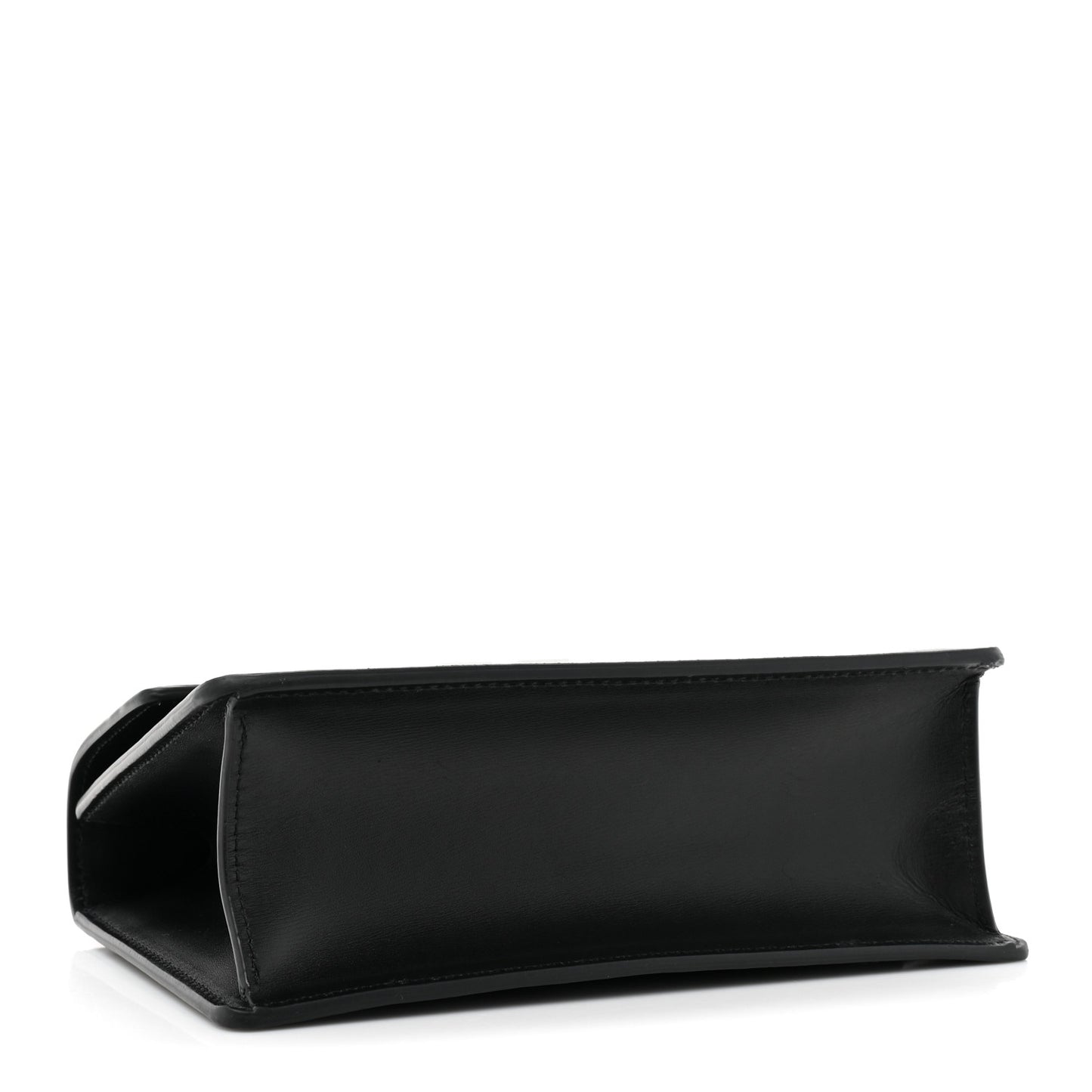 Calfskin Jitney 1.4 Virgil Was Here Shoulder Bag Black