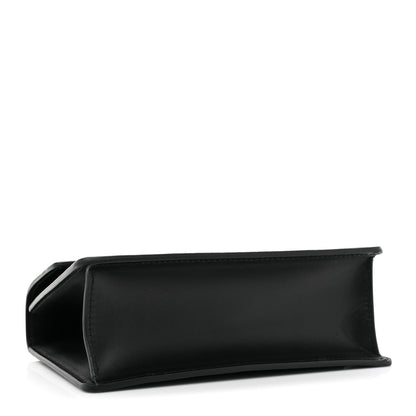 Off-White Calfskin Jitney 1.4 Virgil Was Here Shoulder Bag Black 4 of 8