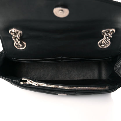 Balenciaga Calfskin Logo Matelasse S BB Round Shoulder Bag Black 5 of 11
