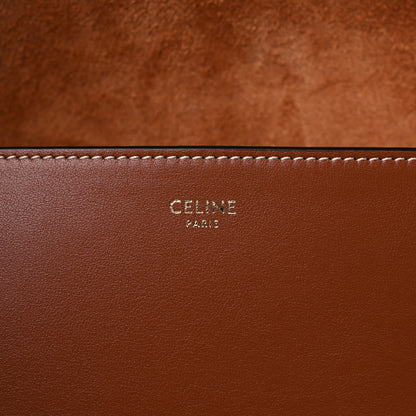 Celine Smooth Calfskin Cuir Triomphe Folco Crossbody Bag Tan 5 of 8