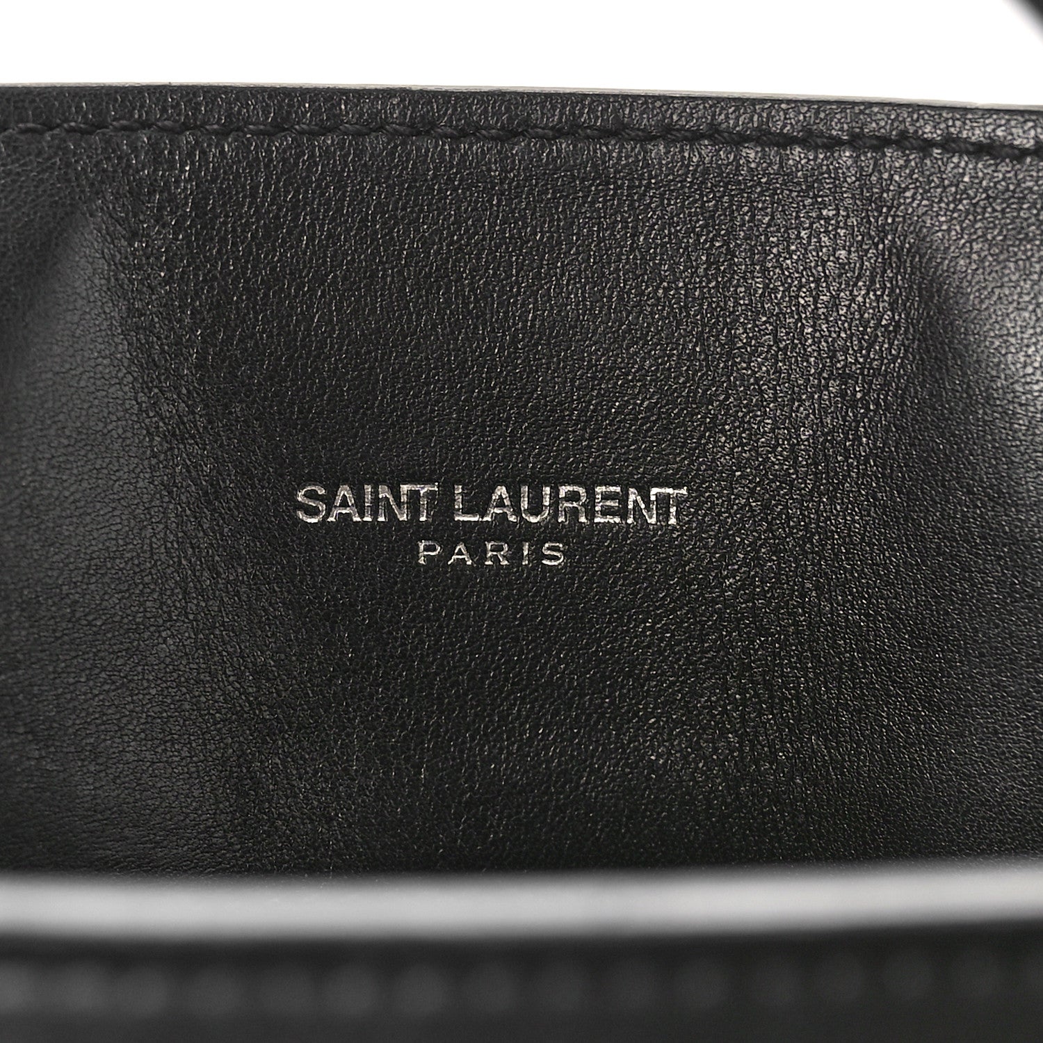 Saint Laurent Calfskin Studded Nano Sac De Jour Black 5 of 8