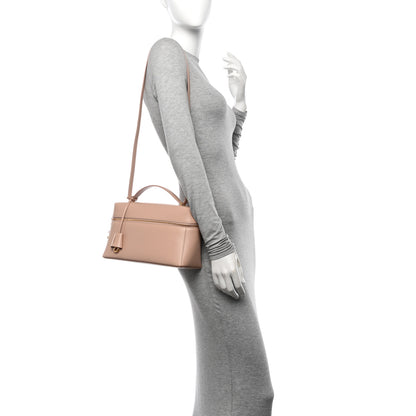 Loro Piana Smooth Calfskin Extra Bag L27 Feather Pink 2 of 9