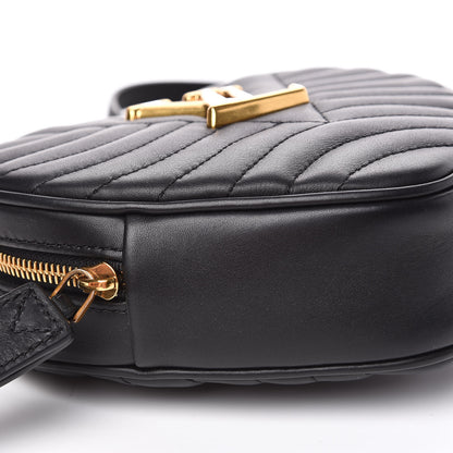 Louis Vuitton Calfskin New Wave Heart Bag Black 8 of 12
