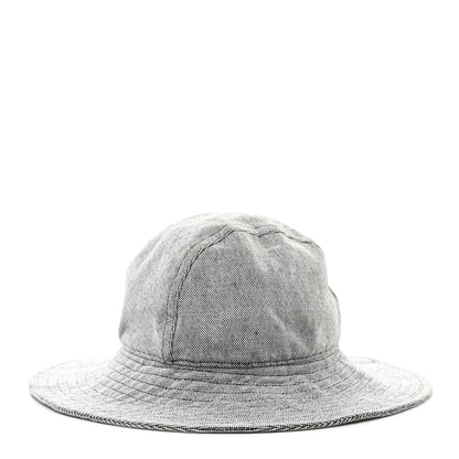 Hermes Linen Cotton Colette Bucket Hat 58 Black 1 of 9