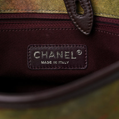 Chanel Washed Toile Graffiti On The Pavements Messenger Khaki Multicolor 5 of 15