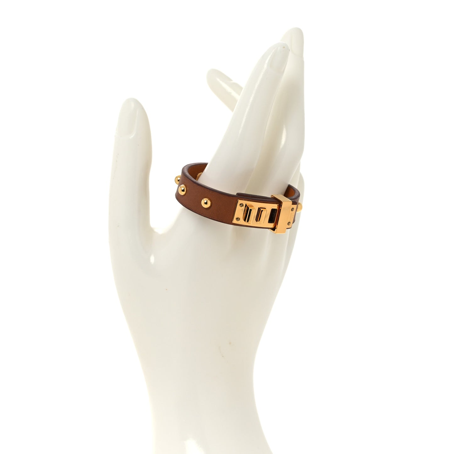 Swift Mini Dog Clous Ronds Bracelet T1 Gold