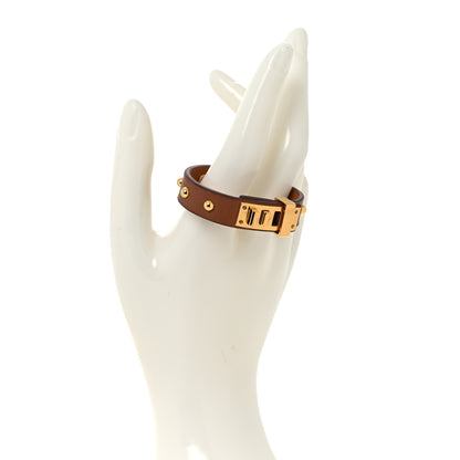 Hermes Swift Mini Dog Clous Ronds Bracelet T1 Gold 2 of 10