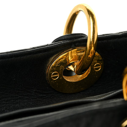 Christian Dior Lambskin Cannage Medium Lady Dior Black 24 of 30