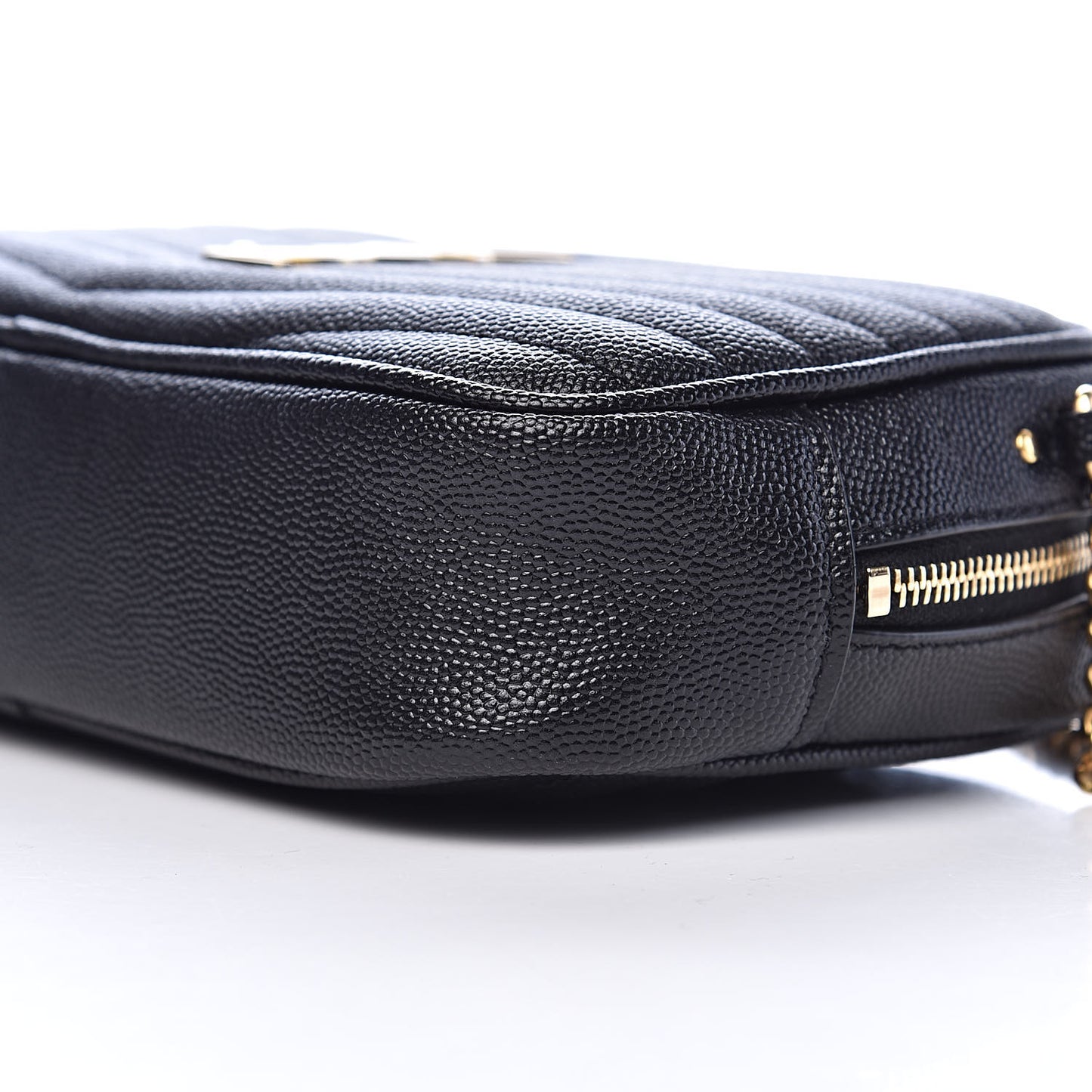 Grain De Poudre Matelasse Monogram Mini Lou Camera Bag Black
