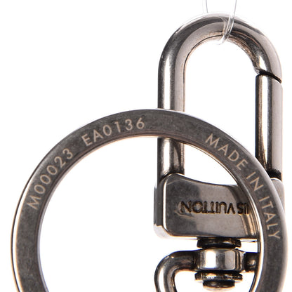 Louis Vuitton Brushed Palladium The Keepall Key Holder Bag Charm 4 of 5