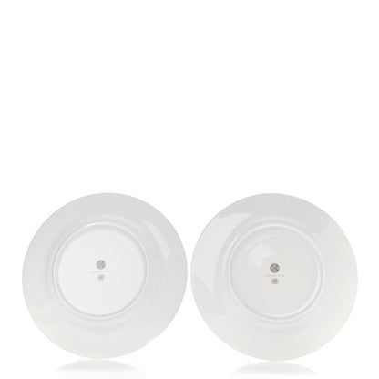 Hermes Porcelain Mosaique Au 24 Platine Dinner Plate Set of 2 3 of 5