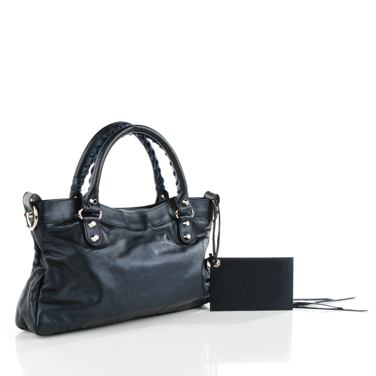 Iridescent Agneau Classic Hardware First Bleu Mineral