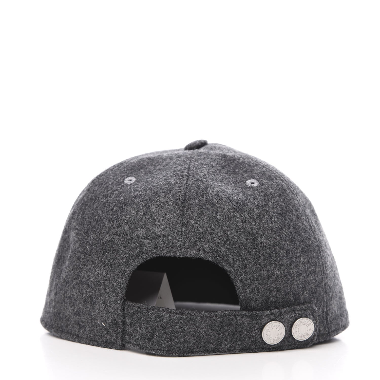 Hermes Cashmere Texas Hat 57 Charbon Gris 3 of 5