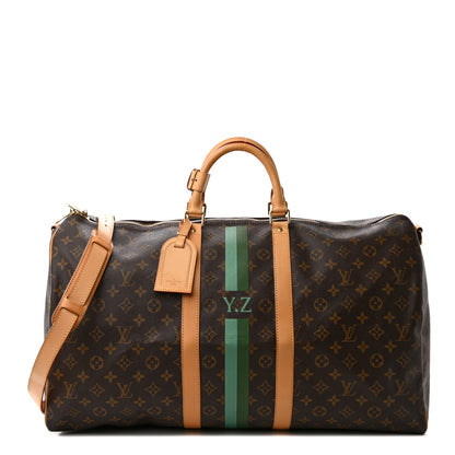 Louis Vuitton Monogram My LV Heritage Keepall Bandouliere 55 Vert Anglais Vert Clair 1 of 20