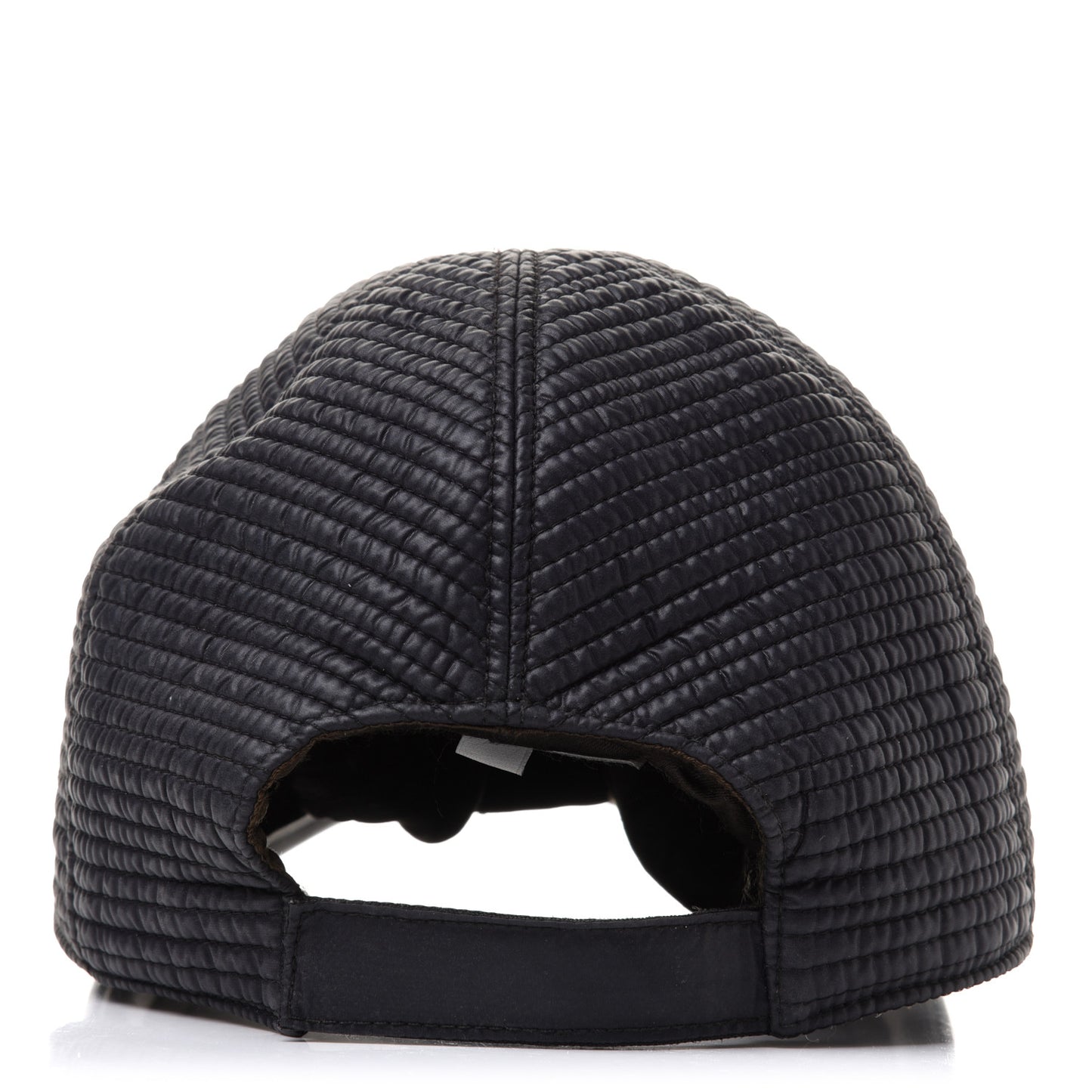 Nylon Quilted Cap Hat M Black