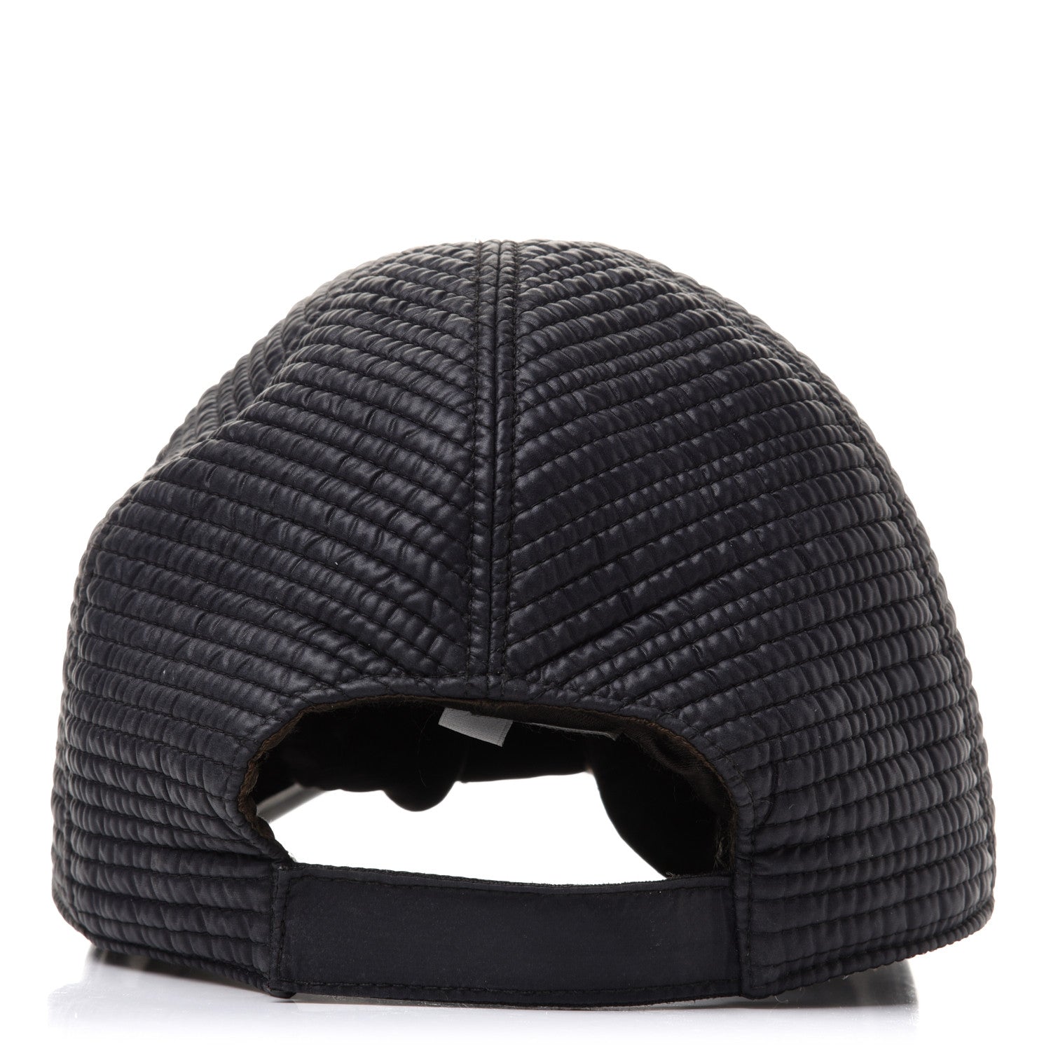 Chanel Nylon Quilted Cap Hat M Black 6 of 11