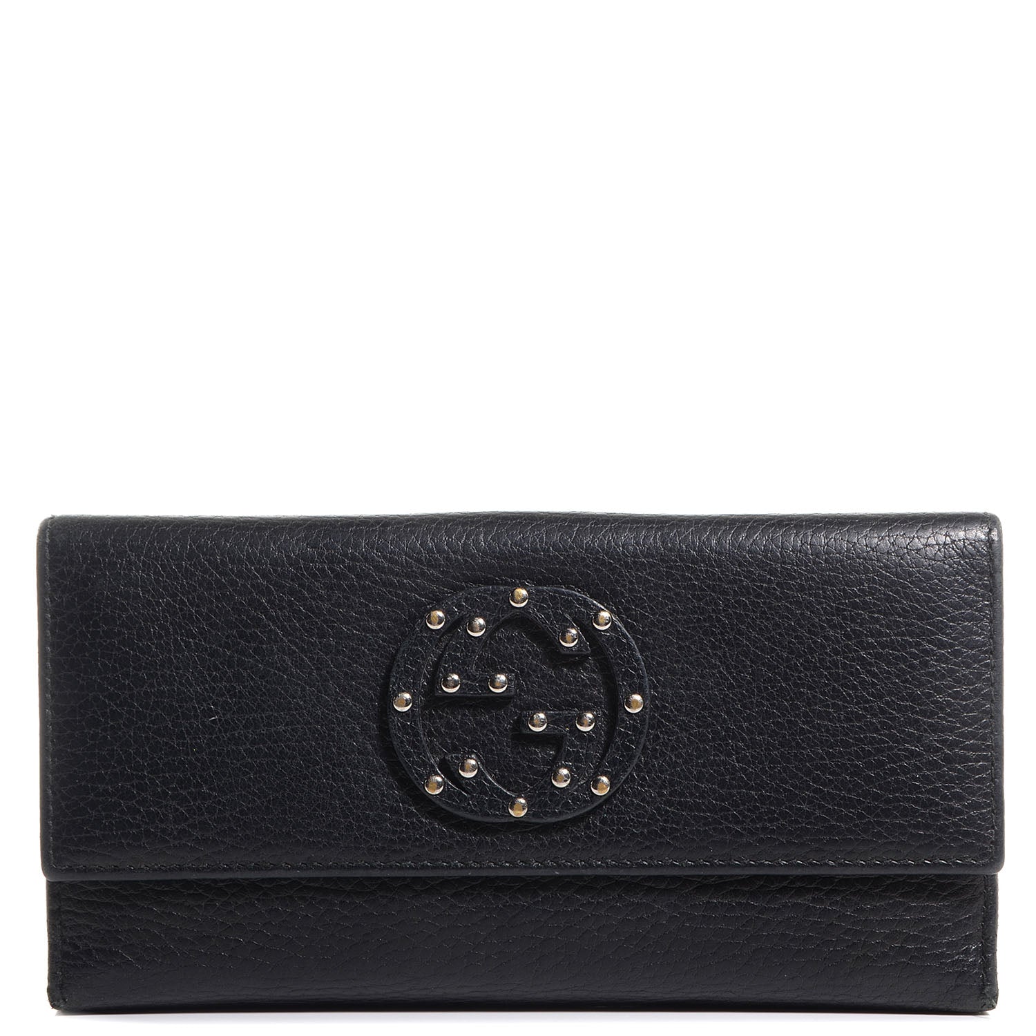 Gucci Leather Blondie Continental Wallet Black 1 of 7
