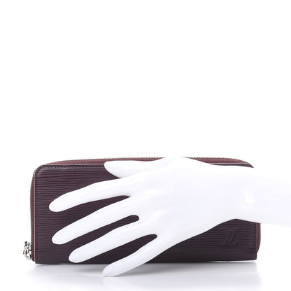 Louis Vuitton Epi Clemence Wallet Prune 2 of 7