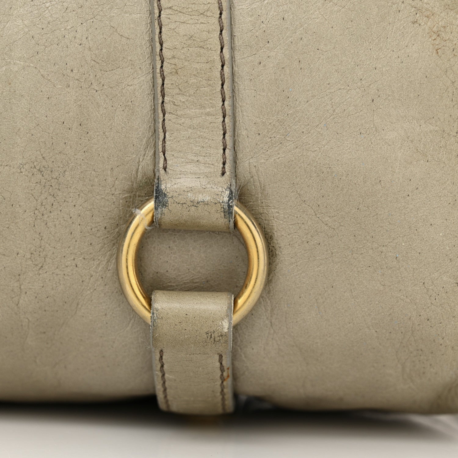Miu Miu Vitello Lux Medium Bow Bag Grey 23 of 24