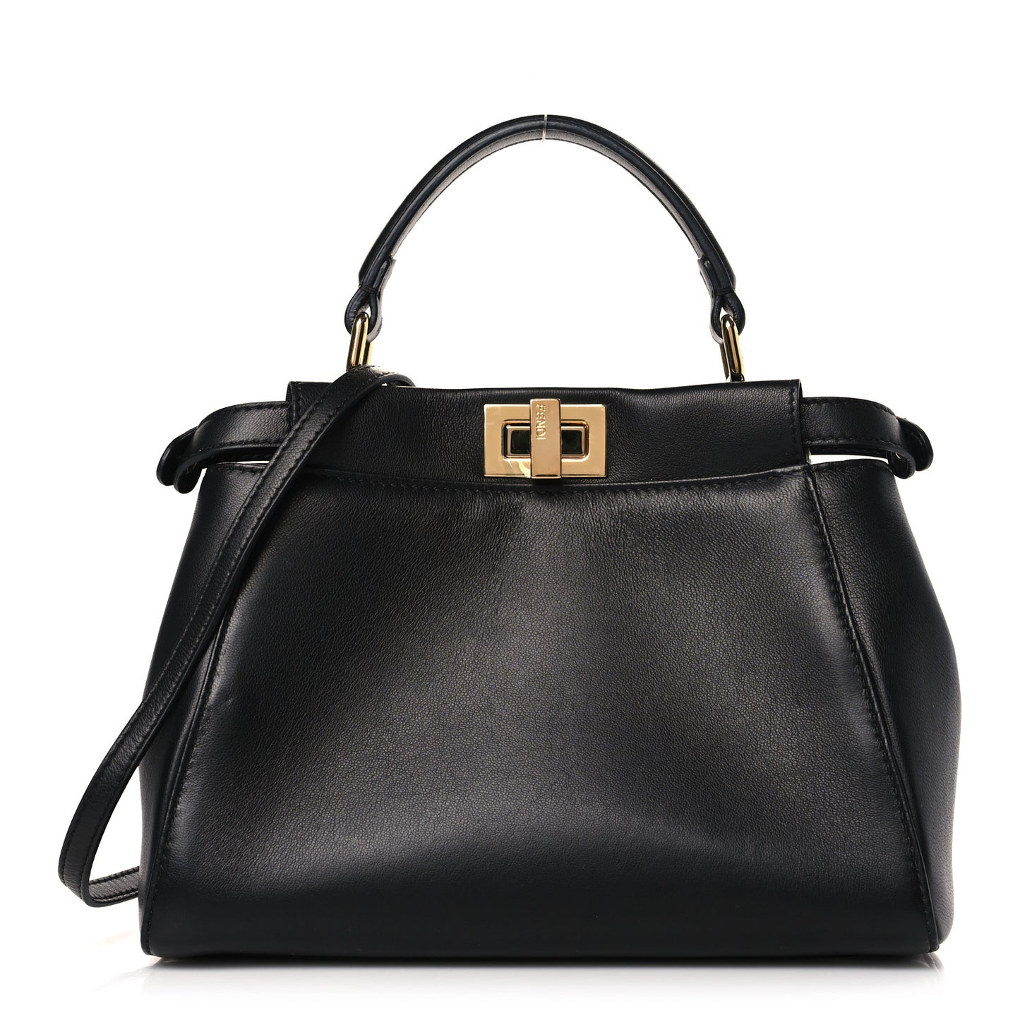 Nappa Mini Peekaboo Iconic Satchel Black