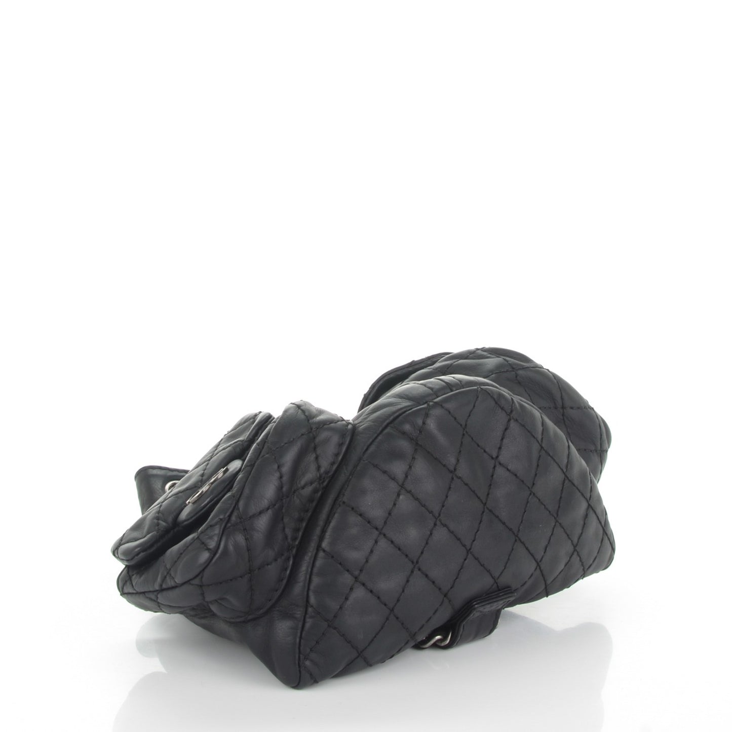 Calfskin Mini Backpack Is Back Black