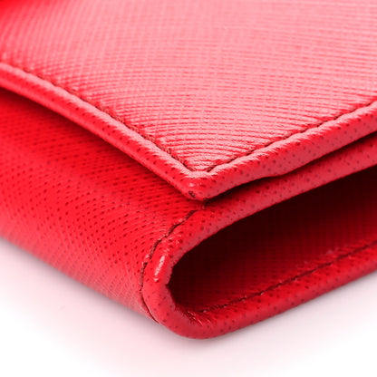 Salvatore Ferragamo Printed Calfskin Vara Bow Continental Wallet Red 6 of 13