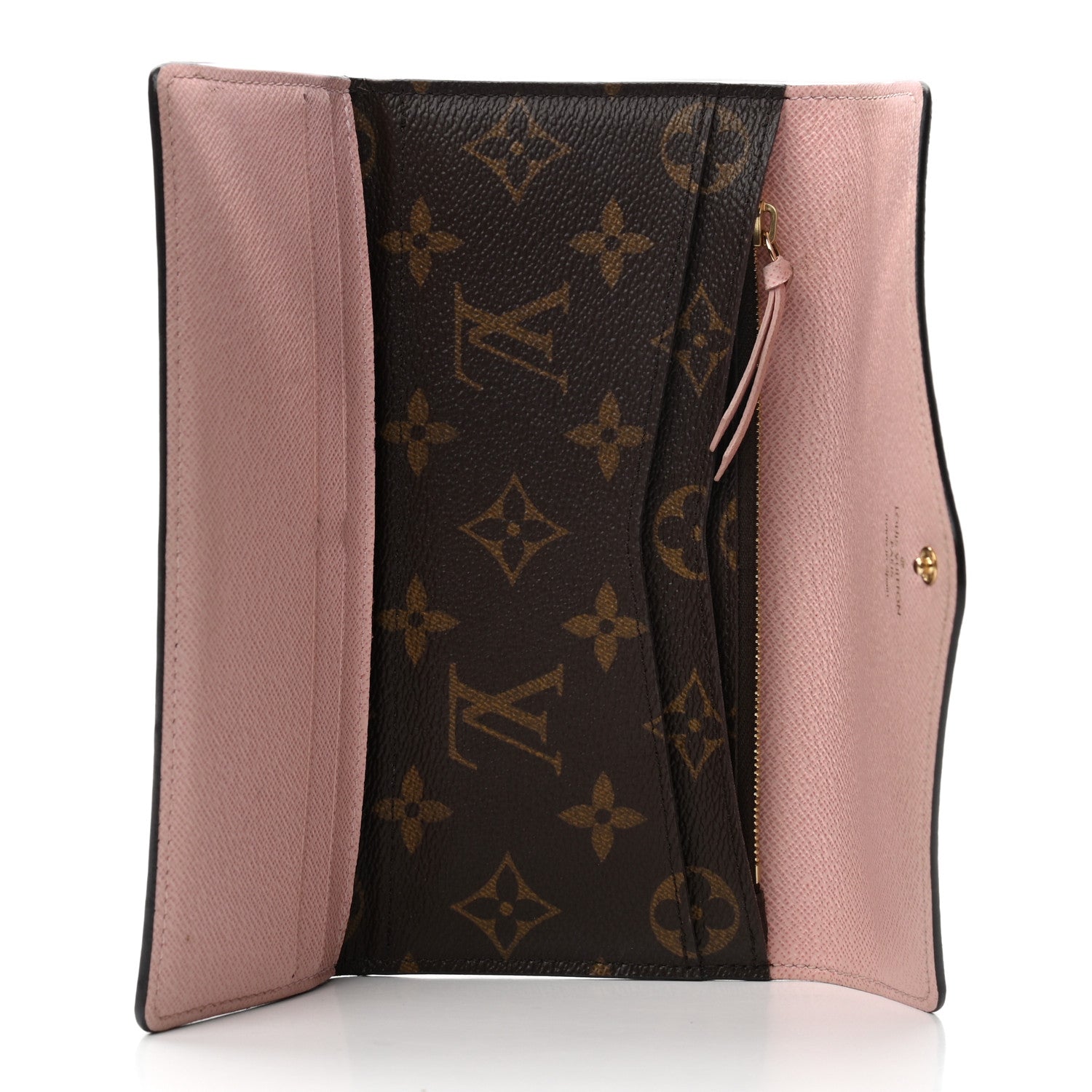 Louis Vuitton Monogram Josephine Wallet Rose Ballerine 5 of 7