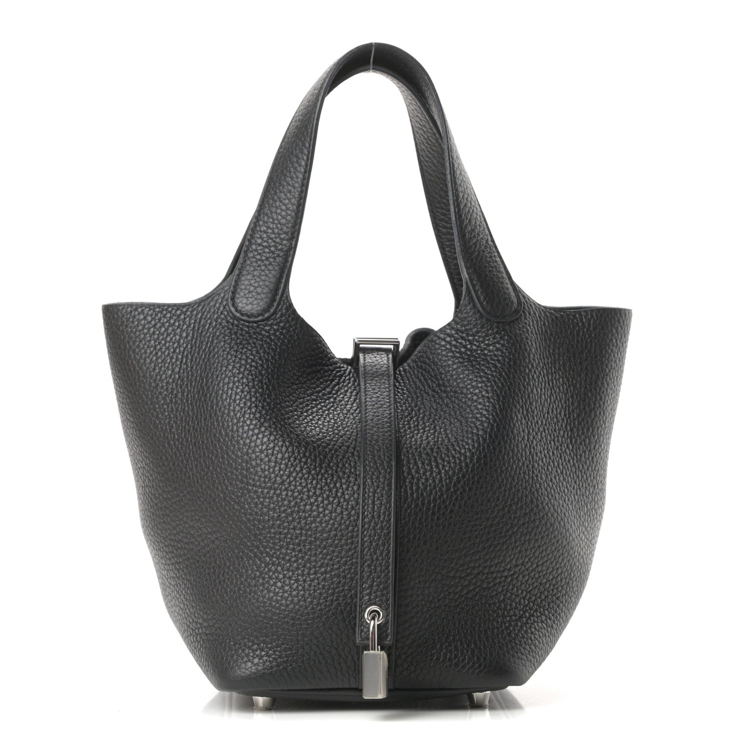 Hermes Taurillon Clemence Picotin Lock 18 PM Black 1 of 11