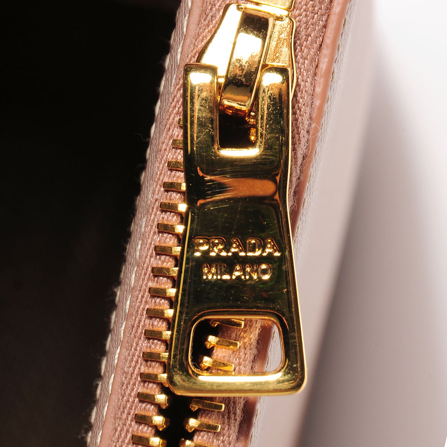 Prada Saffiano Lux Medium Double Zip Tote Cammeo 8 of 10