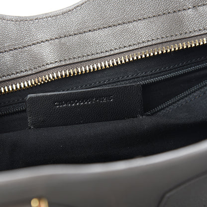 Saint Laurent Calfskin Medium Classic Y Cabas Grey 6 of 11