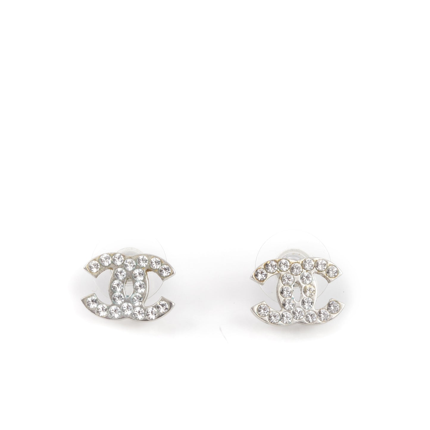 Crystal CC Logo Earrings