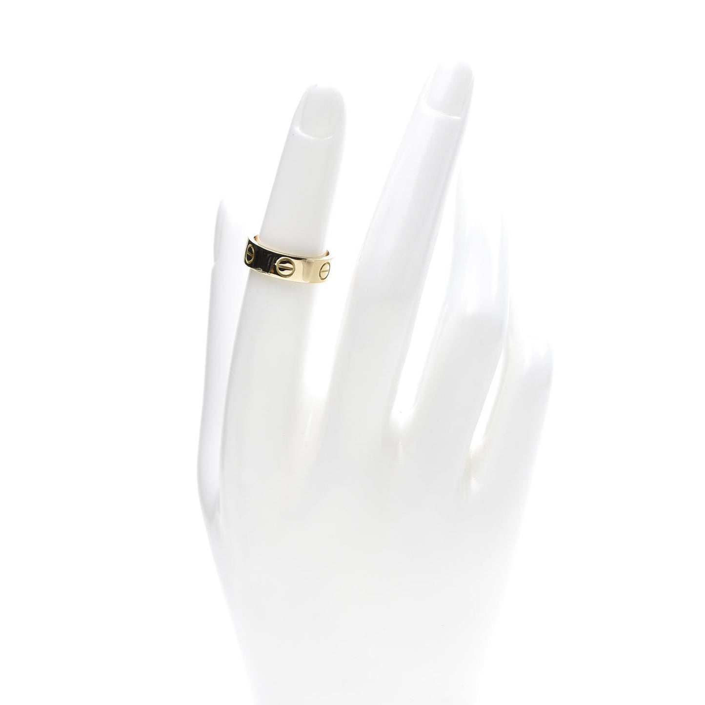 18K Yellow Gold 5.5mm LOVE Ring 50 5.25