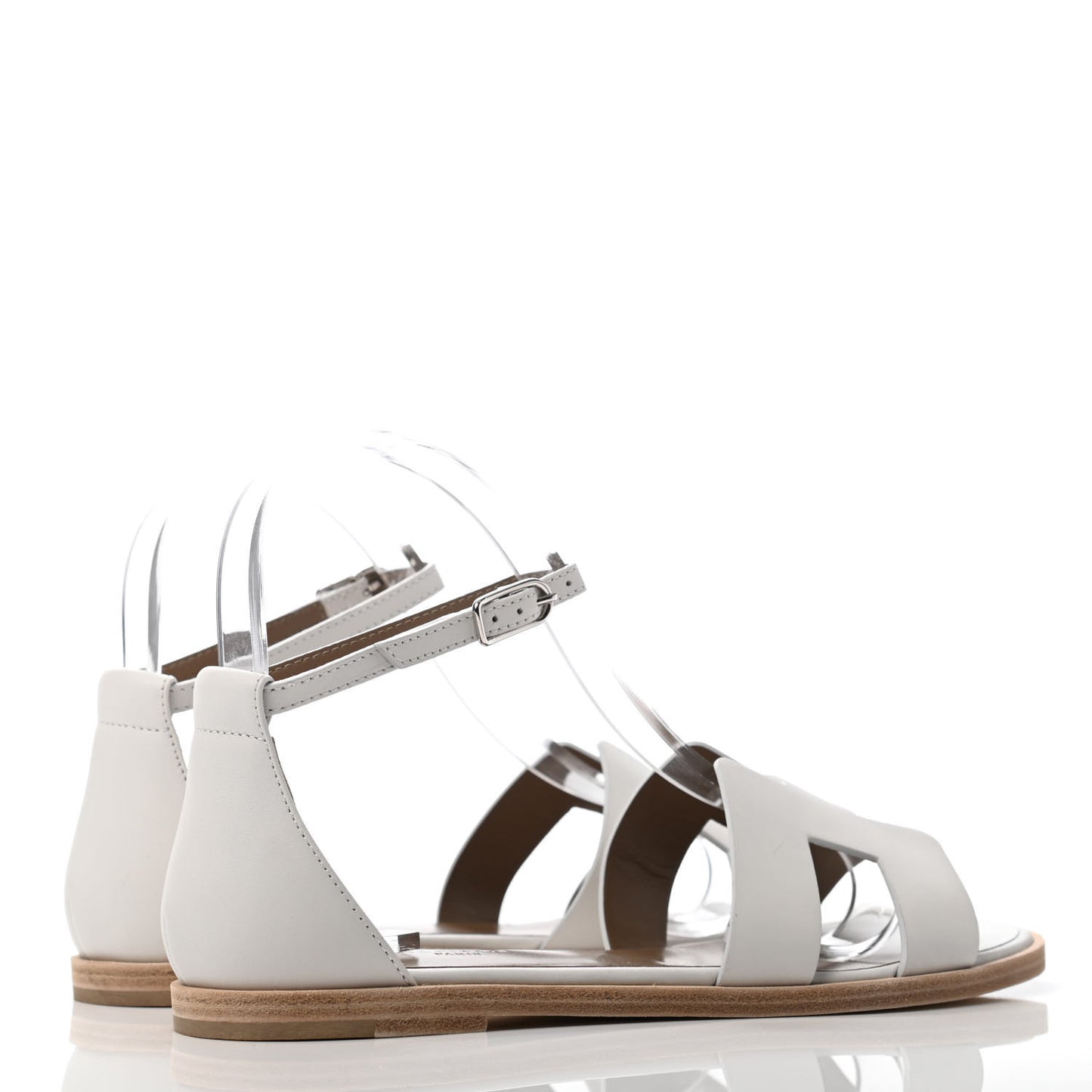Calfskin Santorini Sandals 36.5 White