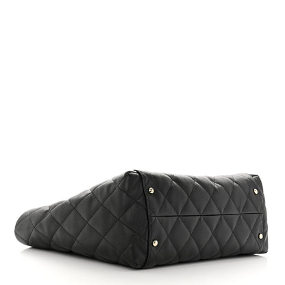 Chanel Caviar Quilted Large Shopping Tote Black 5 of 13